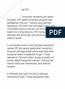 Apa Kepanjangan Dari Cpu Dalam Komputer